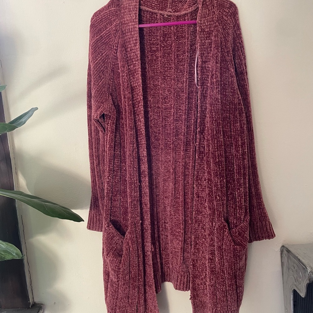 Cozy Cardigan in Rich Burgundy